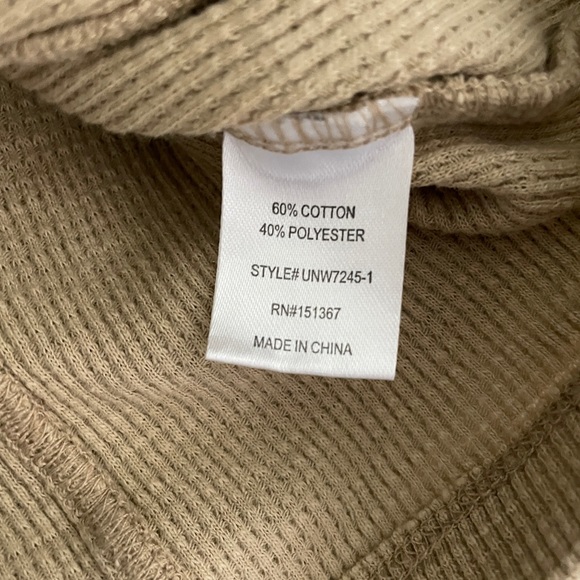 🌻5/$16🌻 Cropped waffle tank - Picture 5 of 5